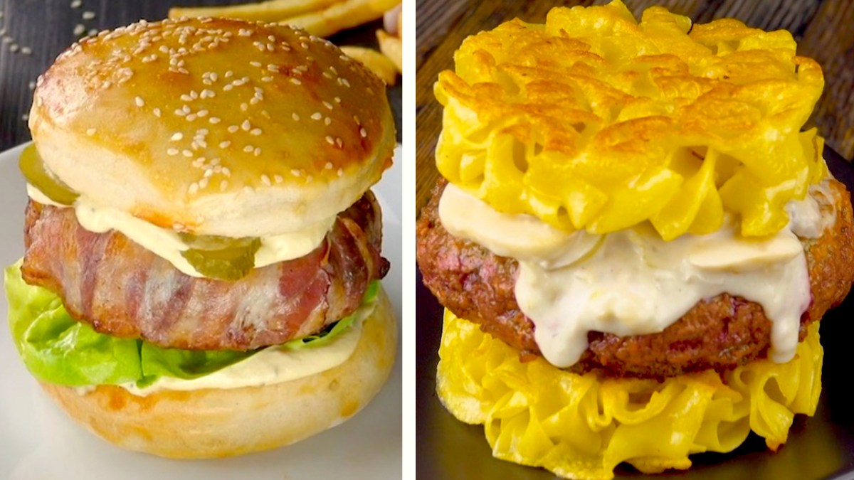 7 délicieuses recettes de hamburgers | Burgers maison