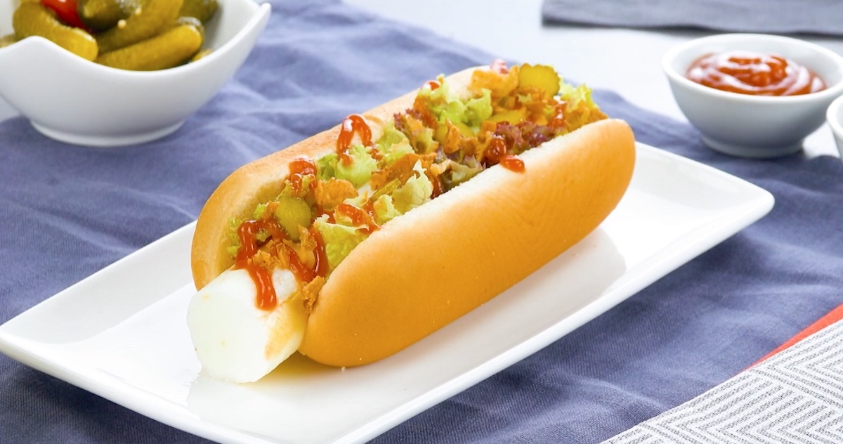 hot-dog aux œufs