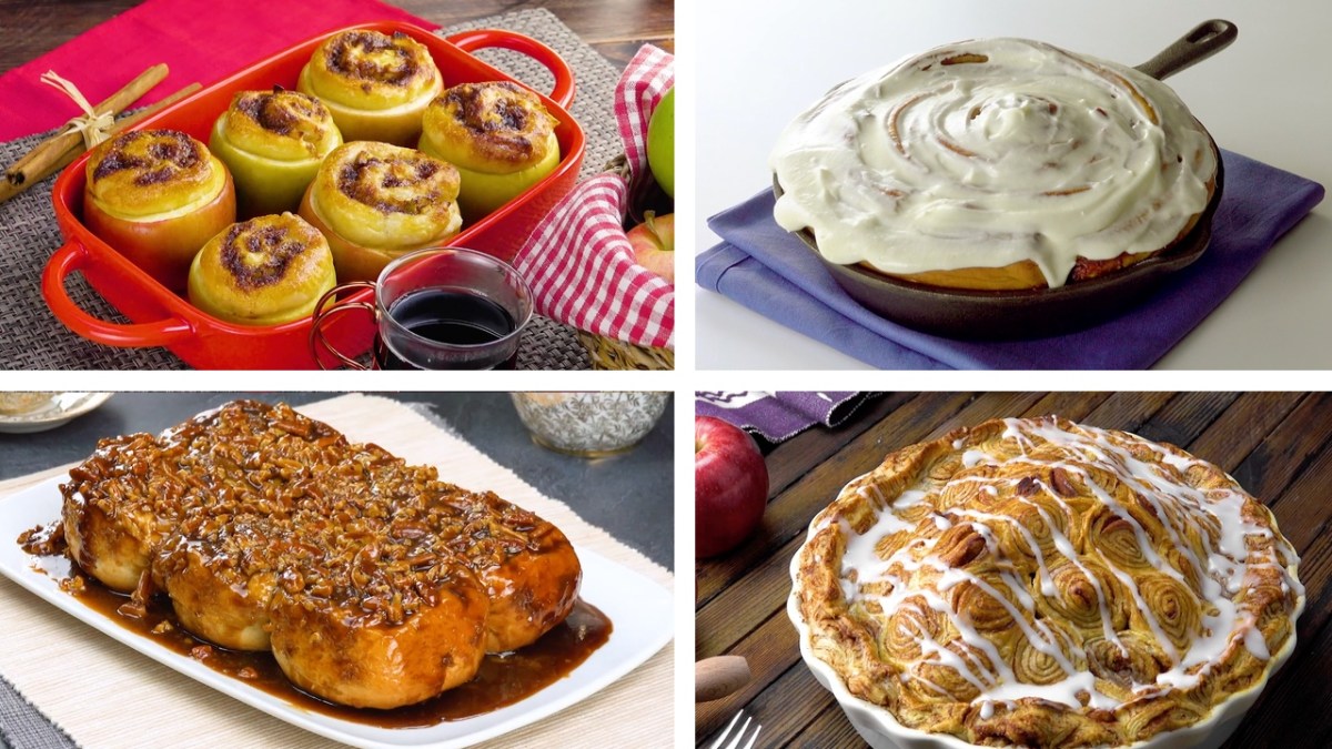 5 excellentes recettes de brioches à la cannelle | 5 roulés à la cannelle