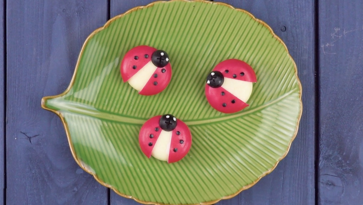 3 coccinelles en babybel