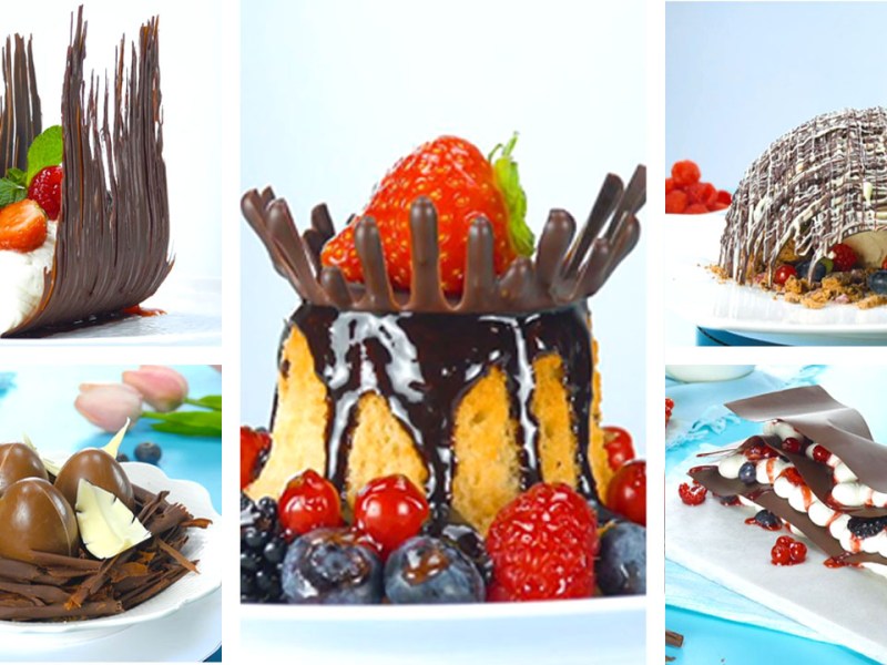 5 créations avec du chocolat fondu à tomber