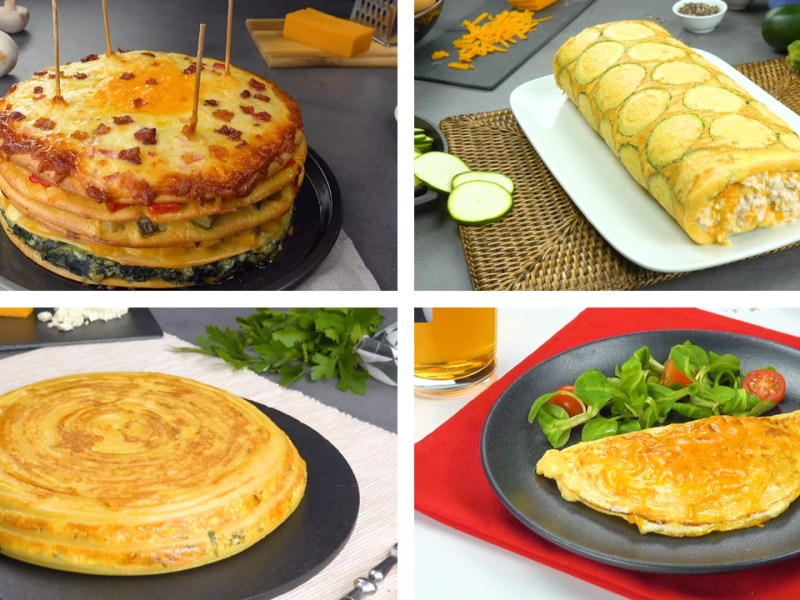6 recettes d'omelettes créatives | avec pommes de terre