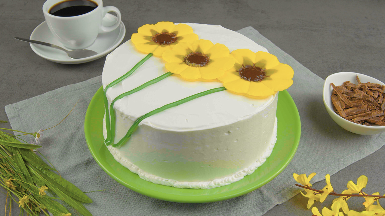 Fleurs en chocolat