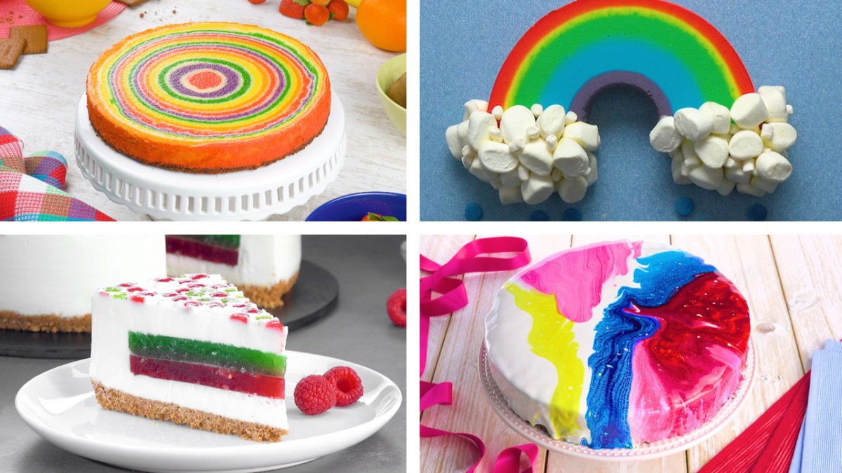 8 recettes de gâteaux colorés qui mettent vraiment de bonne humeur