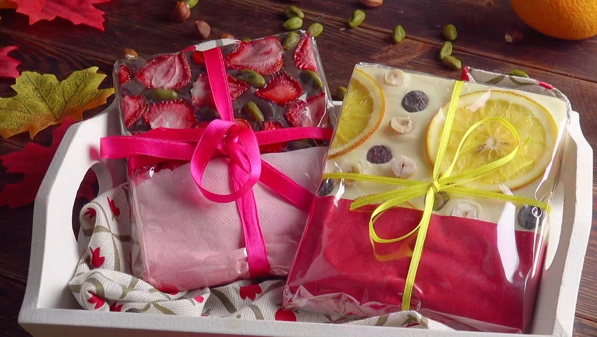 Idée cadeau : chocolat aux fruits maison