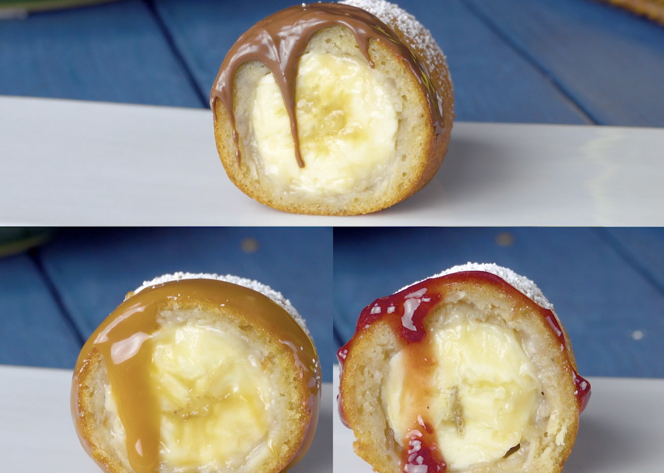 pain aux bananes en bâtonnets