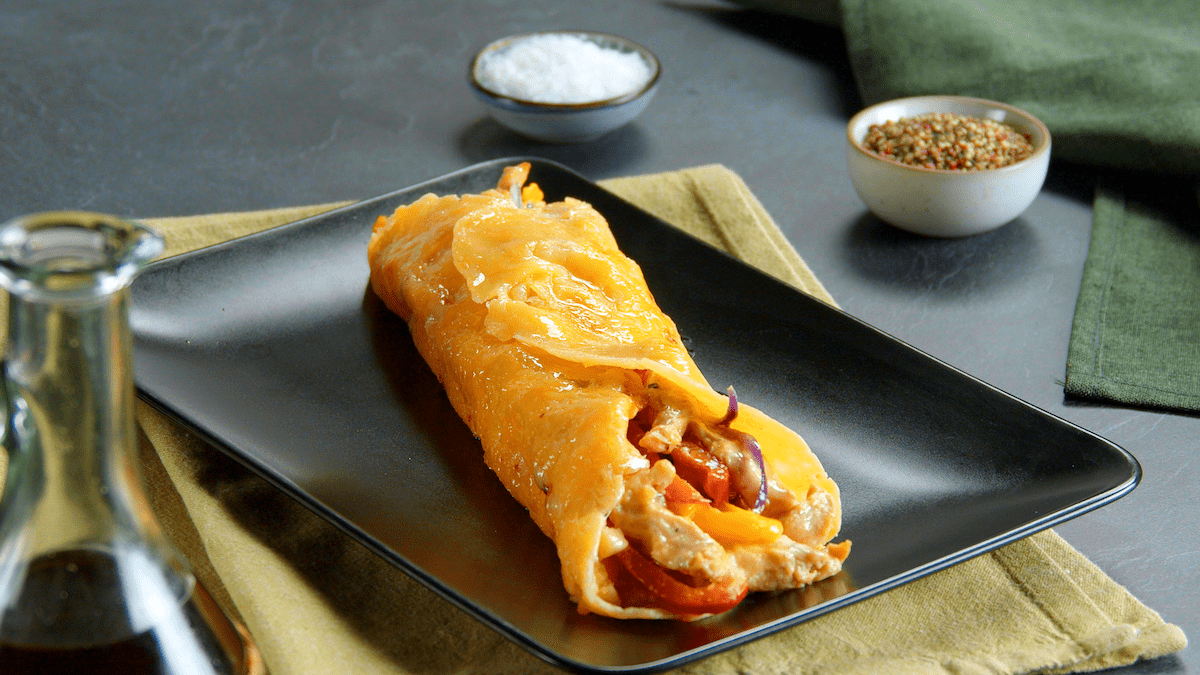 Burrito de mozzarella