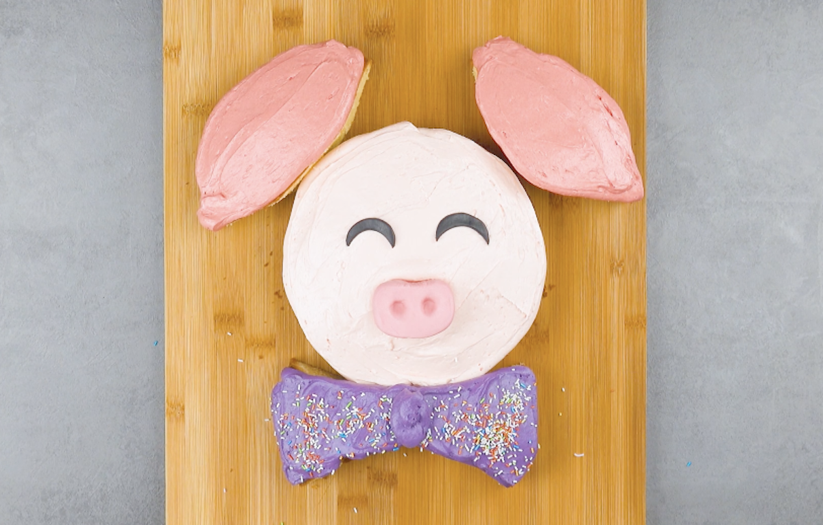 gâteau en forme de cochon